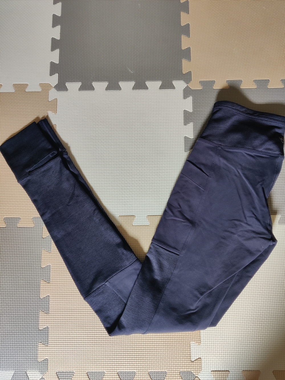 Prana Navy High-Rise Performance Leggings